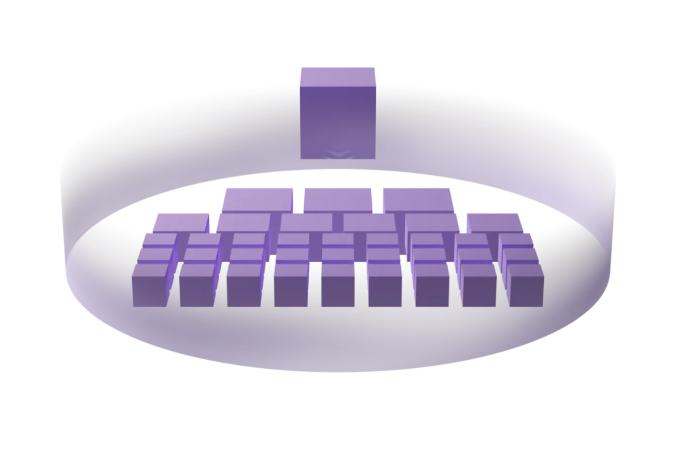 躯体サブコンとして複数の施工会社を統合する事業基盤のイメージ図