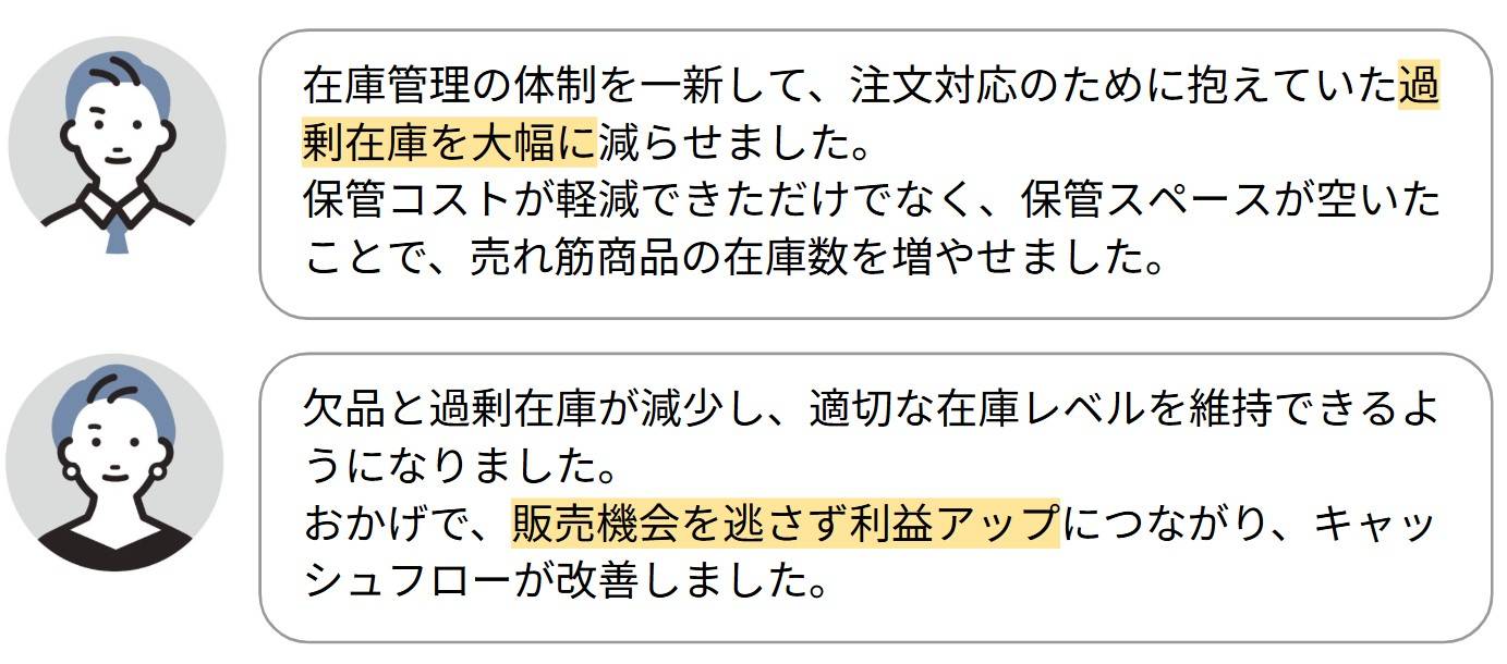 具体的には、次のような効果が期待できます。