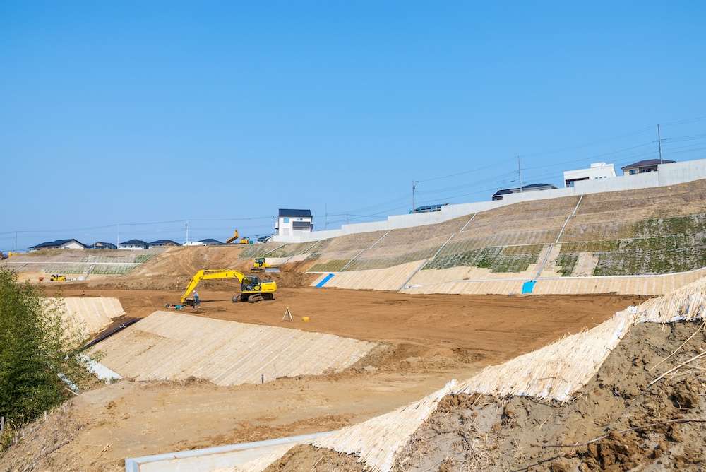 切土（きりど）・盛土（もりど）