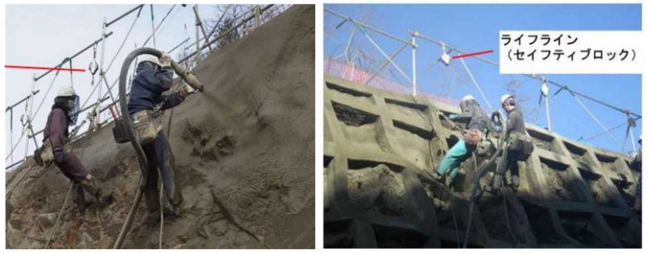 斜面や橋梁などの土木工事・点検