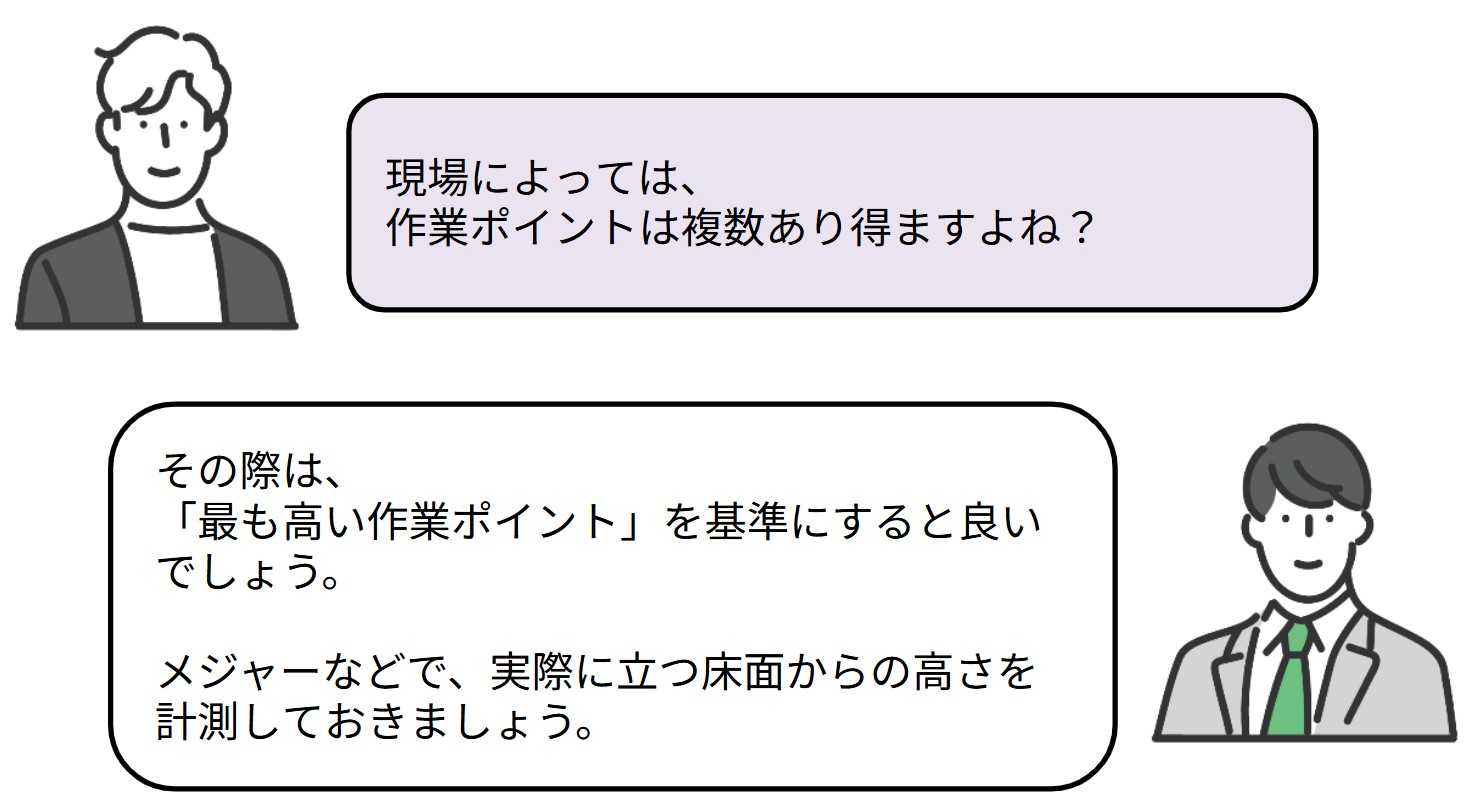 一方、天井高のある部屋など、高い位置での作業が多い現場なら、SGベガ500（SLL）のような高さのあるものが便利です。