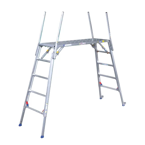 取扱う作業台の種類はいくつかありますが、なかでも「汎用性が高く、さまざまな現場で頼りになる立ち馬」として、「マイティーベース」が有名です。